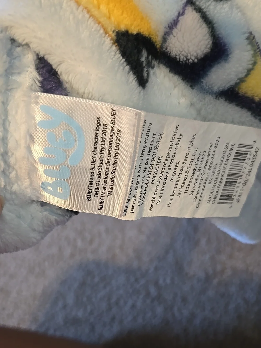 45x60 Bluey & Bingo Plush Blanket
